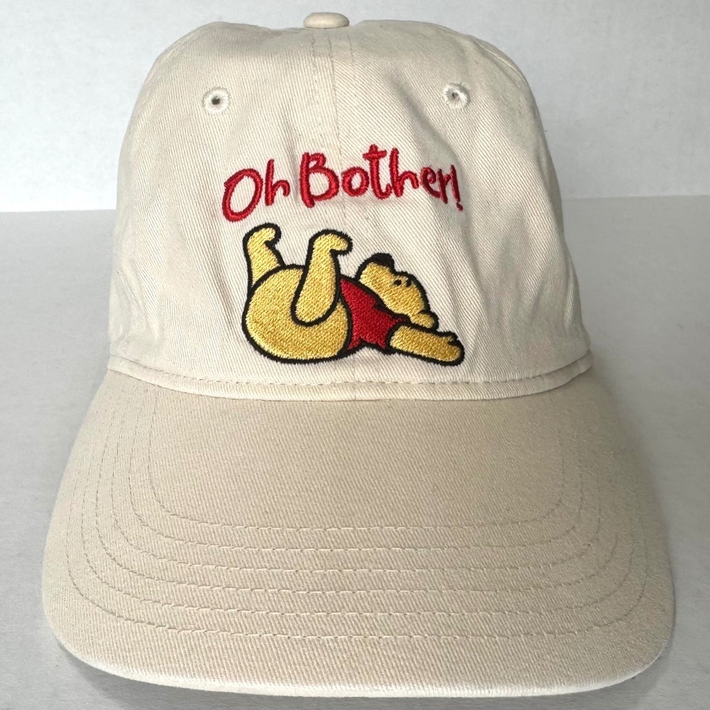 Disney Winnie The Pooh "Oh Bother!" Cap/Adjustable Closure/Collector/100% Cotton